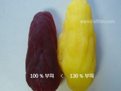 근육과 체지방 1kg의 부피 비교 ..JPG