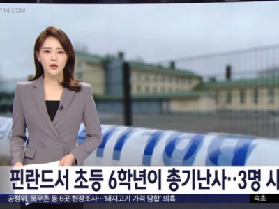 충격 뉴스] 핀란드 초등학생 총기난사 사건 근황.jpg